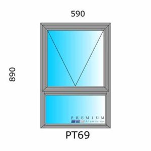 ALUM WIND PT69 CLEAR (NEUTRON)