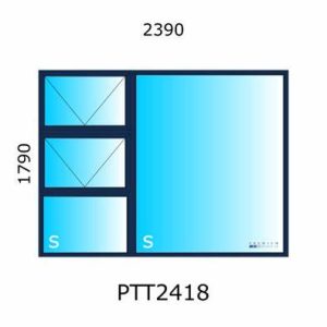ALUM WIND PTT2418 BRZ (NEUTRON) (GREEN)