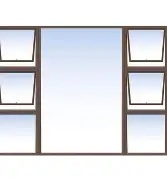ALUMINIUM P4TT2418 BRONZE (RED)