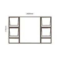 ALUMINIUM P4TT2118 BRONZE (RED)