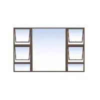 ALUMINIUM P4TT2415 BRONZE (RED)