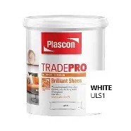 PAINT PLAS TRADEPRO B/SHEEN 5L WHITE