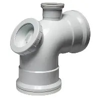 PVC BEND VENT HORN 110X50X90 - SV